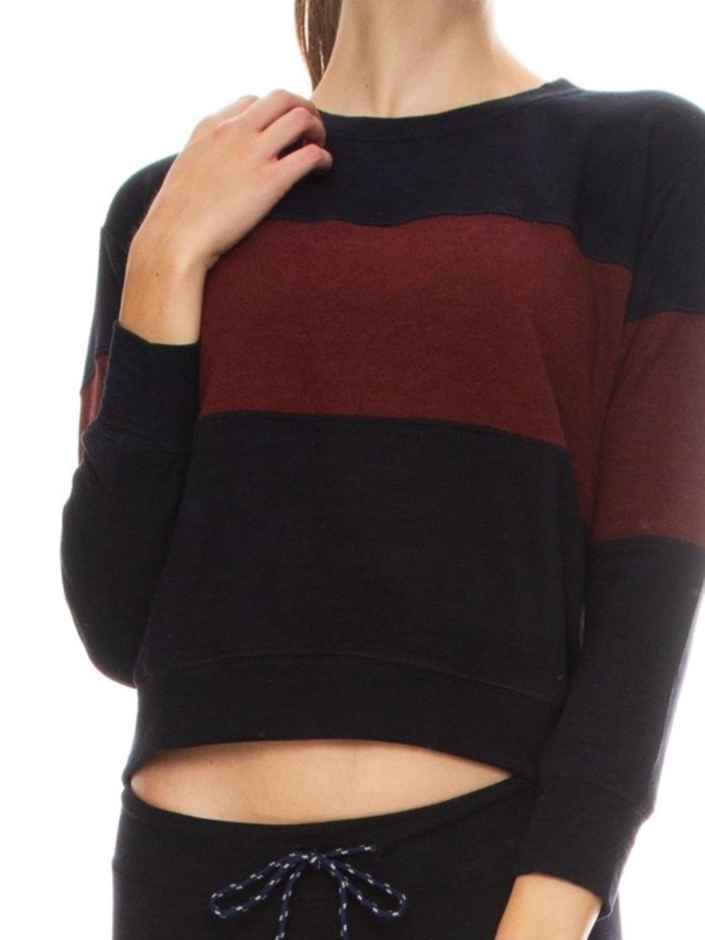 Sundry, Colorblock Sweatshirt, XS